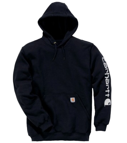 Sweat à capuche non zippé avec logo sur la manche