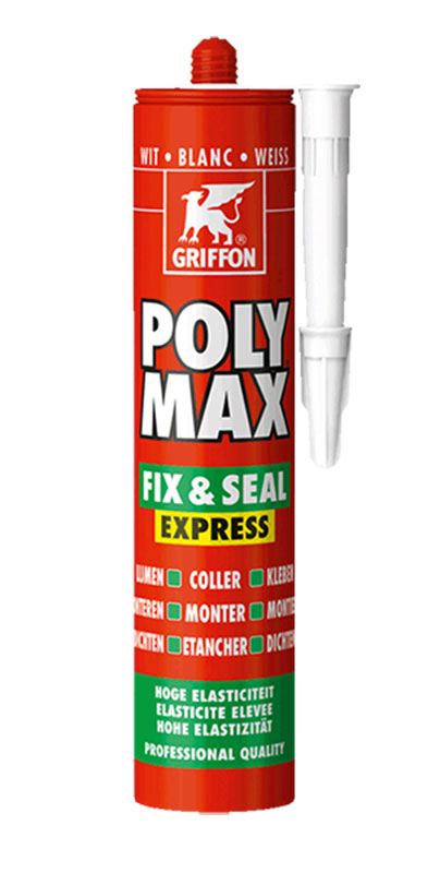 Bucket 12 cartouches Polymax Fix&Seal couleur Blanc