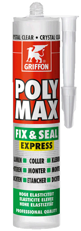 Bucket 12 cartouches Polymax Fix&Seal couleur Crystal 