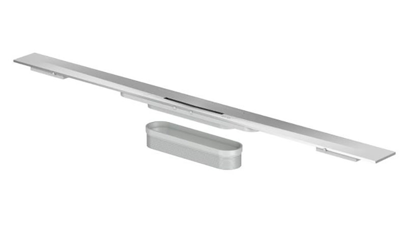 Cuve inox SHOWERDRAIN S+ grille design Plate