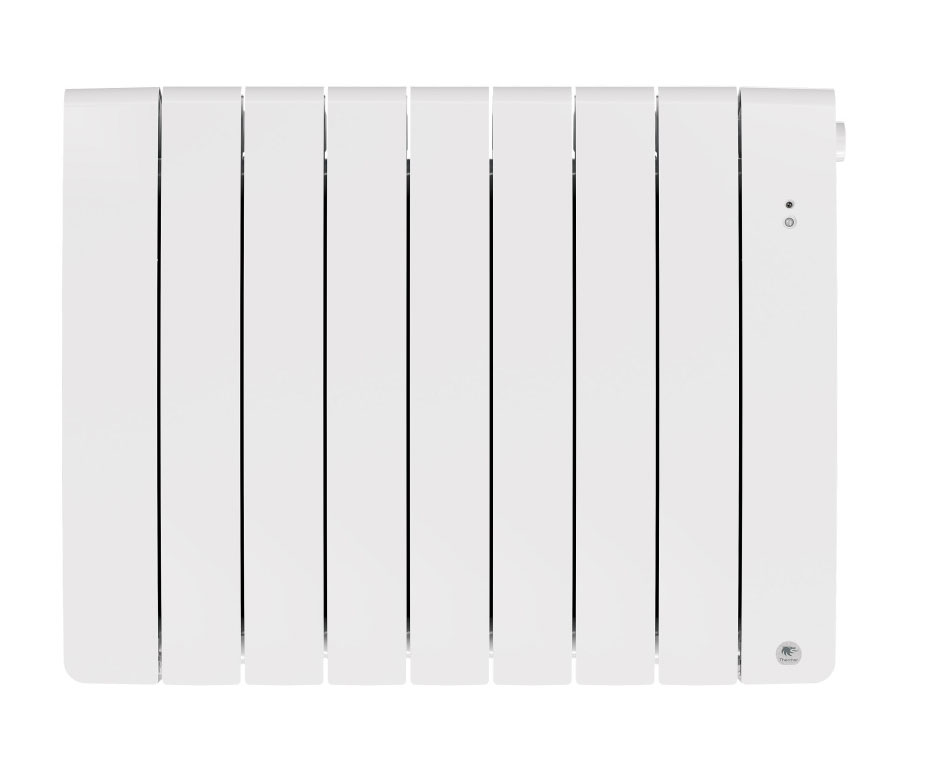 Radiateur électrique connecté chaleur douce BILBAO 4 horizontal 1000 W