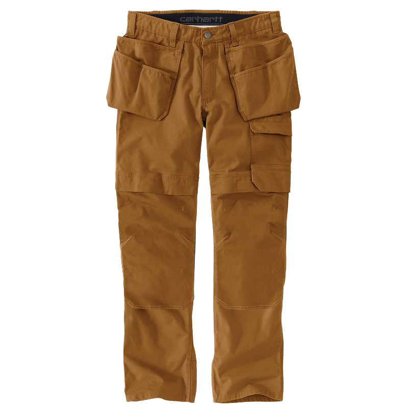 Pantalon de travail multi-poches marron
