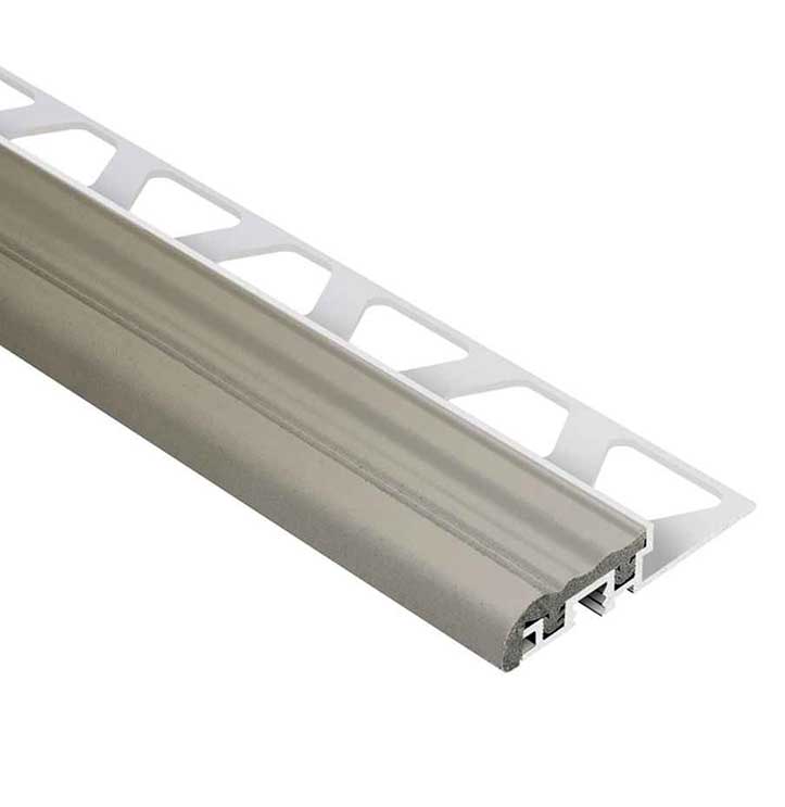 TREP-S 2.5M Profilé aluminium pour escaliers H. 12,5 mm