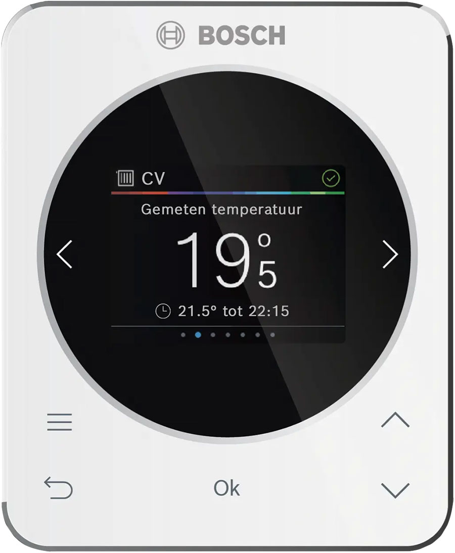 Thermostat d'ambiance filaire programmable