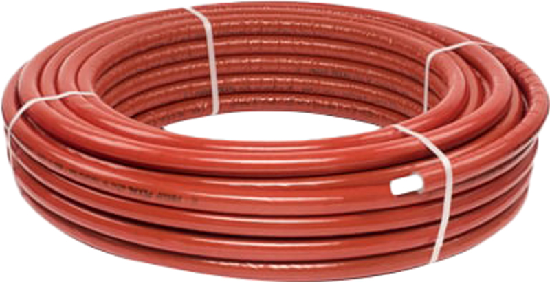 Tube multicouche isolé avec gaine auto extinguible couronne