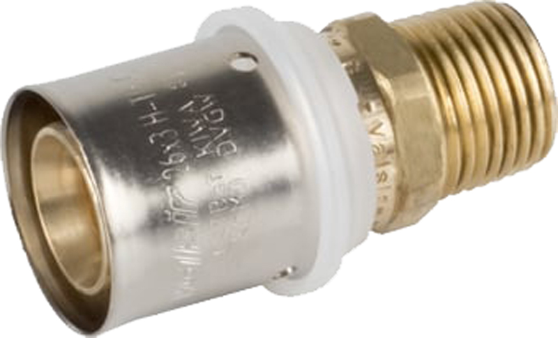 Raccord à sertir en laiton PEXAL BRASS Raccord droit mâle