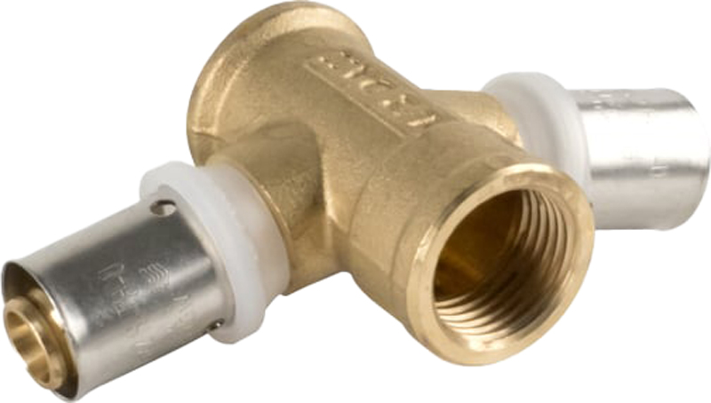 Raccord à sertir en laiton PEXAL BRASS Coude 15° femelle 1