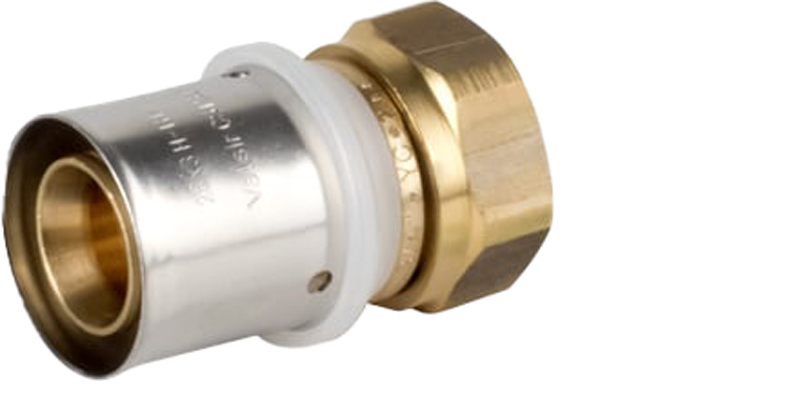 Raccord à sertir en laiton PEXAL BRASS Raccord écrou tournant 1