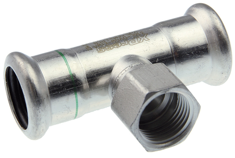 Té mixte taraudé XPress Inox FFF Té mixte taraudé XPress Inox FFF