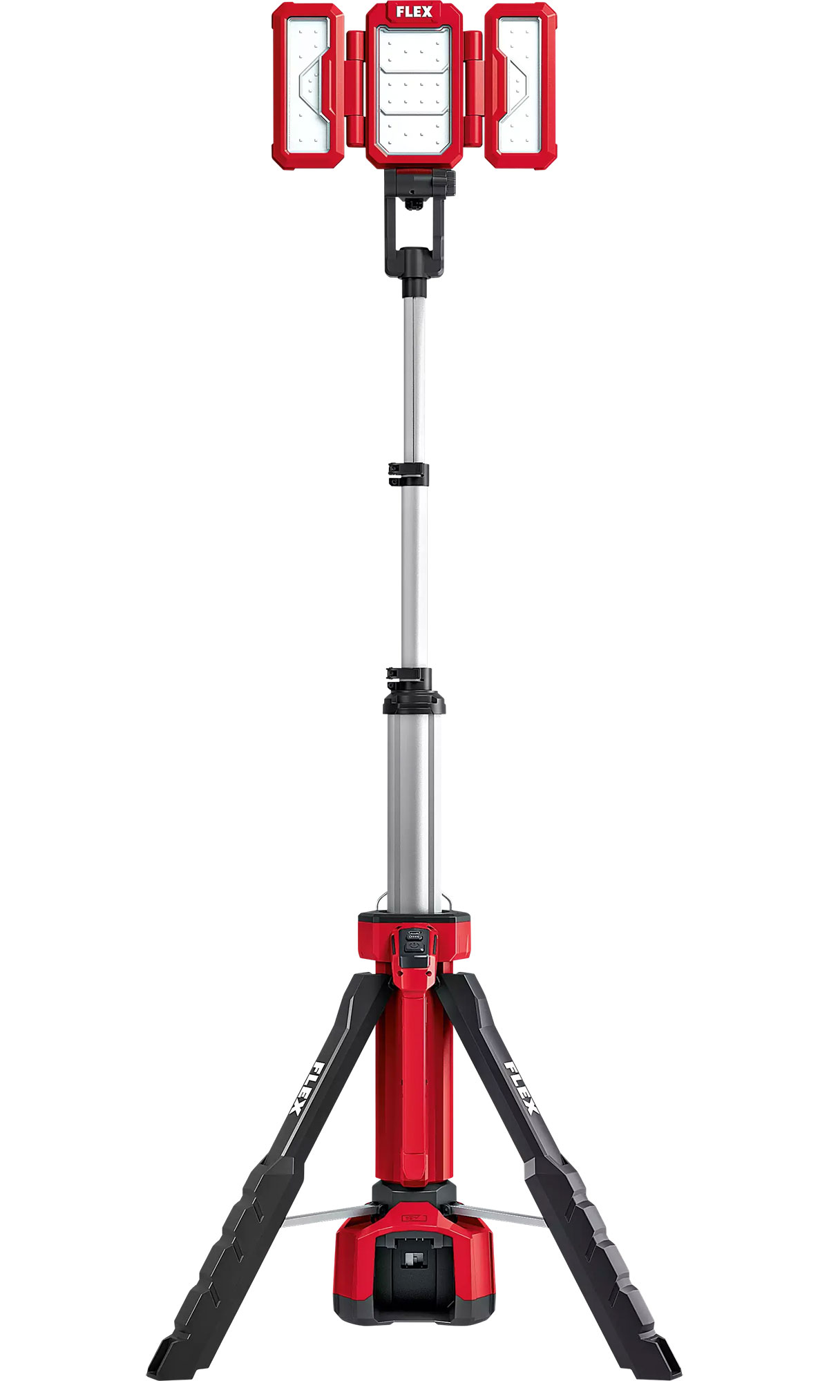 Projecteur de chantier LED sur batterie avec trépied 18V Projecteur de chantier LED sur batterie avec trépied 18V