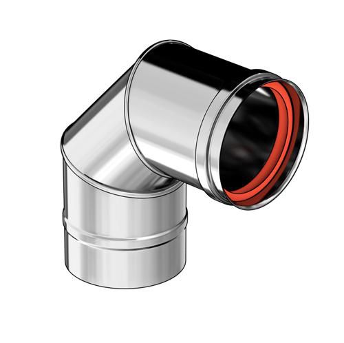 Simple Paroi Inox 316 Rigidten Coude 87°