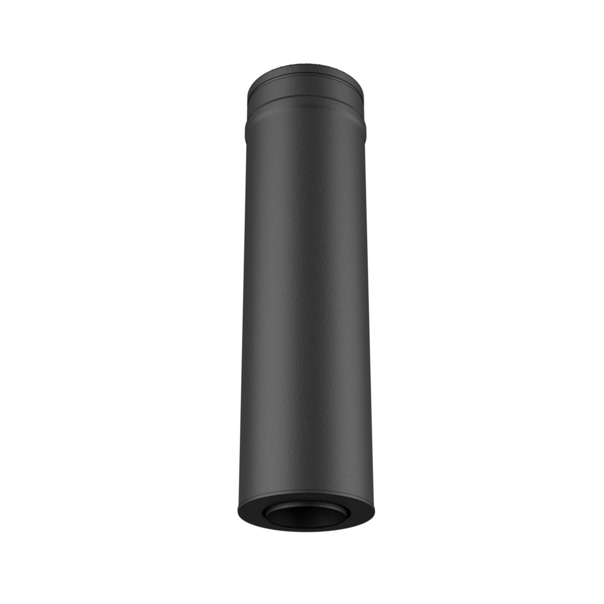 Double Paroi Duoten Conduit de finition noir mat