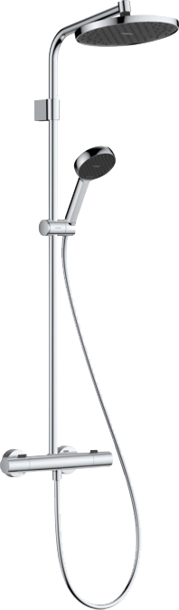 Colonne de douche ACTIVERA S avec douche de tête 1 jet et thermostatique ECOSTAT FINE VARIA