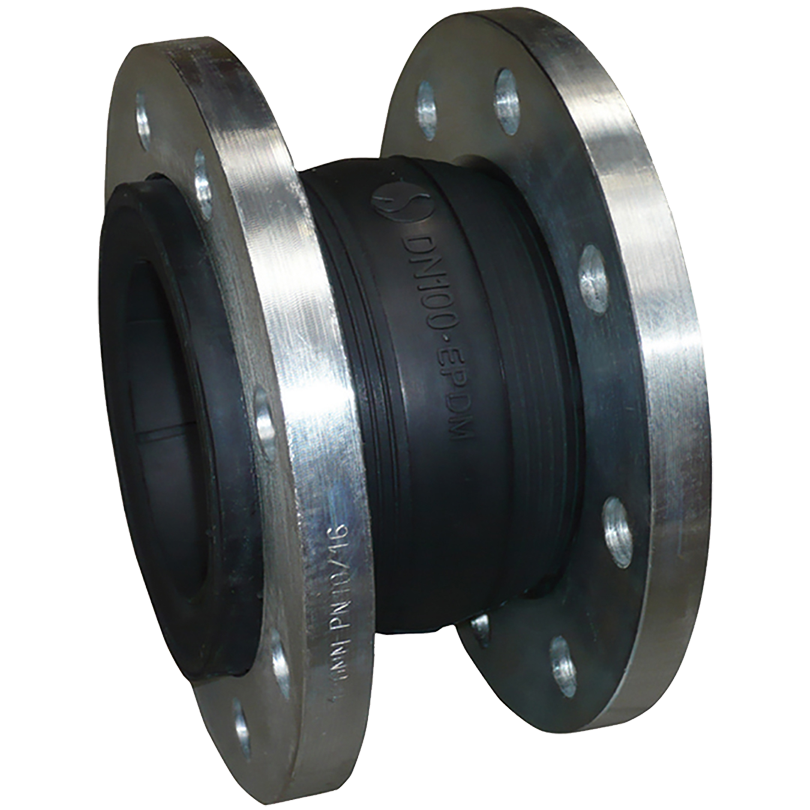 Mini Manchon compensateur élastomère EPDM à brides acier PN10/16 2