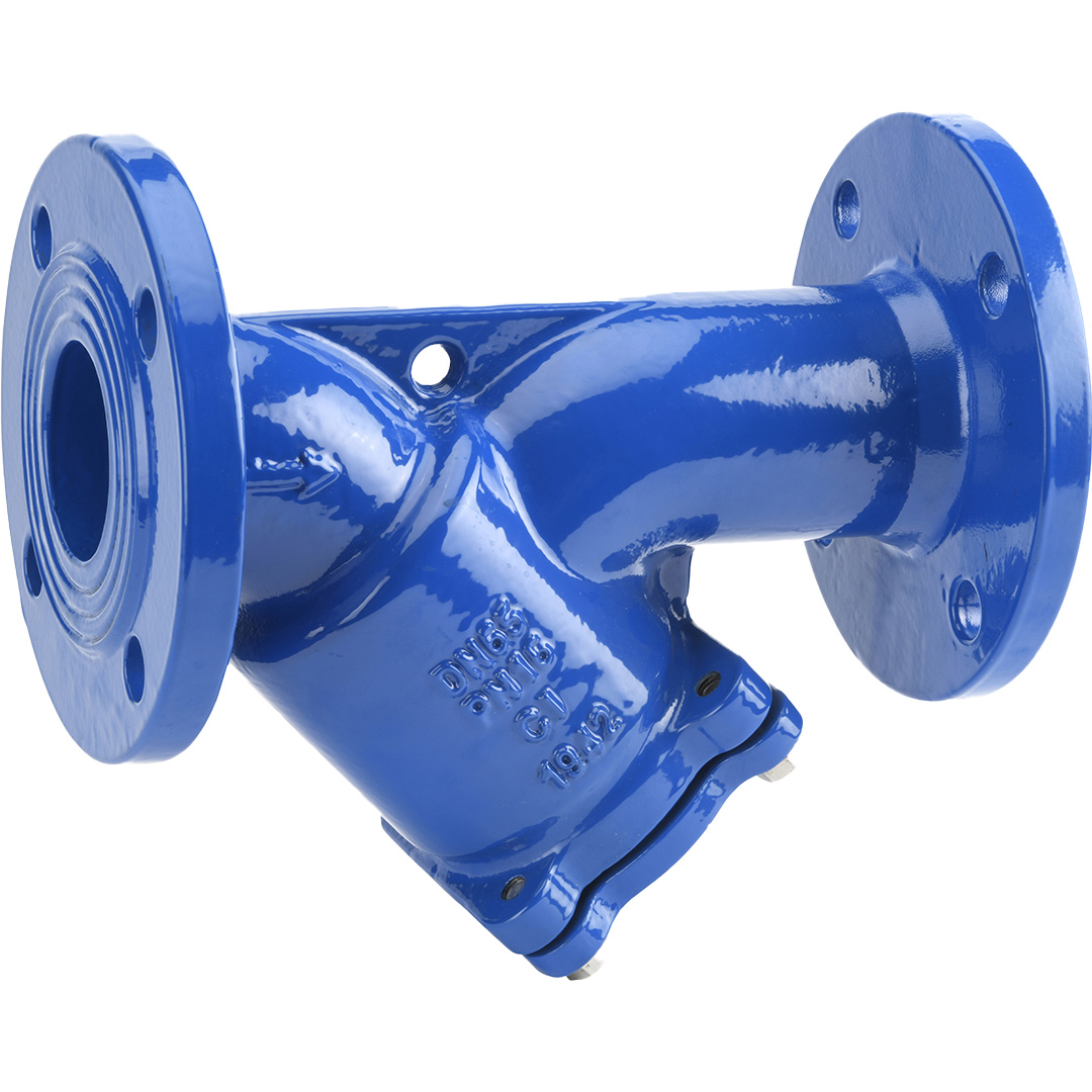 Filtre en Y à tamis à brides avec vanne de rinçage Filtre en Y à tamis à brides avec vanne de rinçage