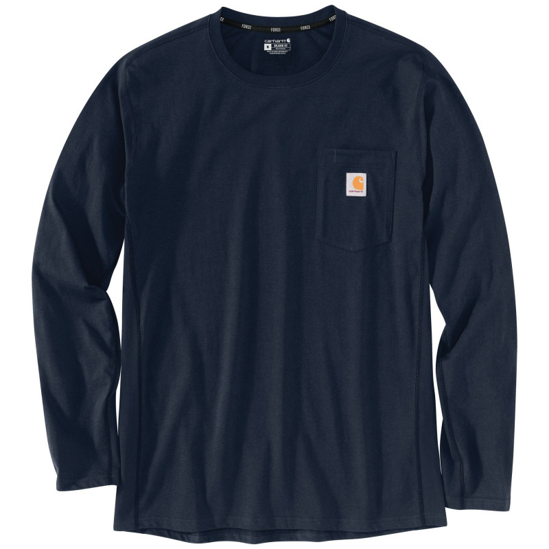 T-shirt manches longues FORCE Bleu Marine