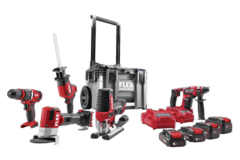 Pack d'outils sur batterie 12V + boîte roulante STACK PACK Pack d'outils sur batterie 12V + boîte roulante STACK PACK
