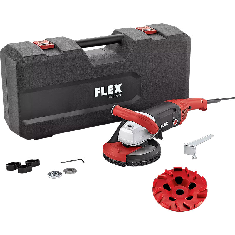 Meuleuse béton puissante 1750 W pour poncer près du mur, 150 mm