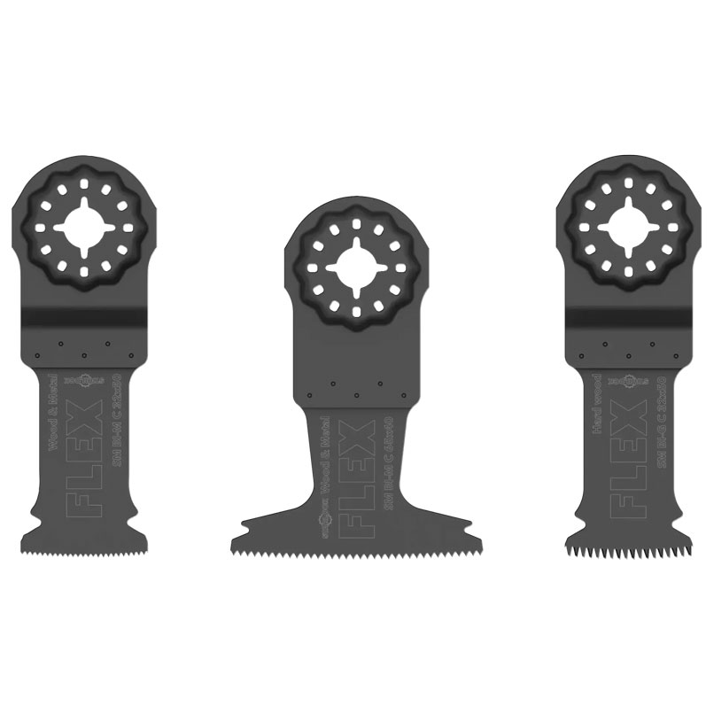 Set de lames de scie Starlock bois et métal