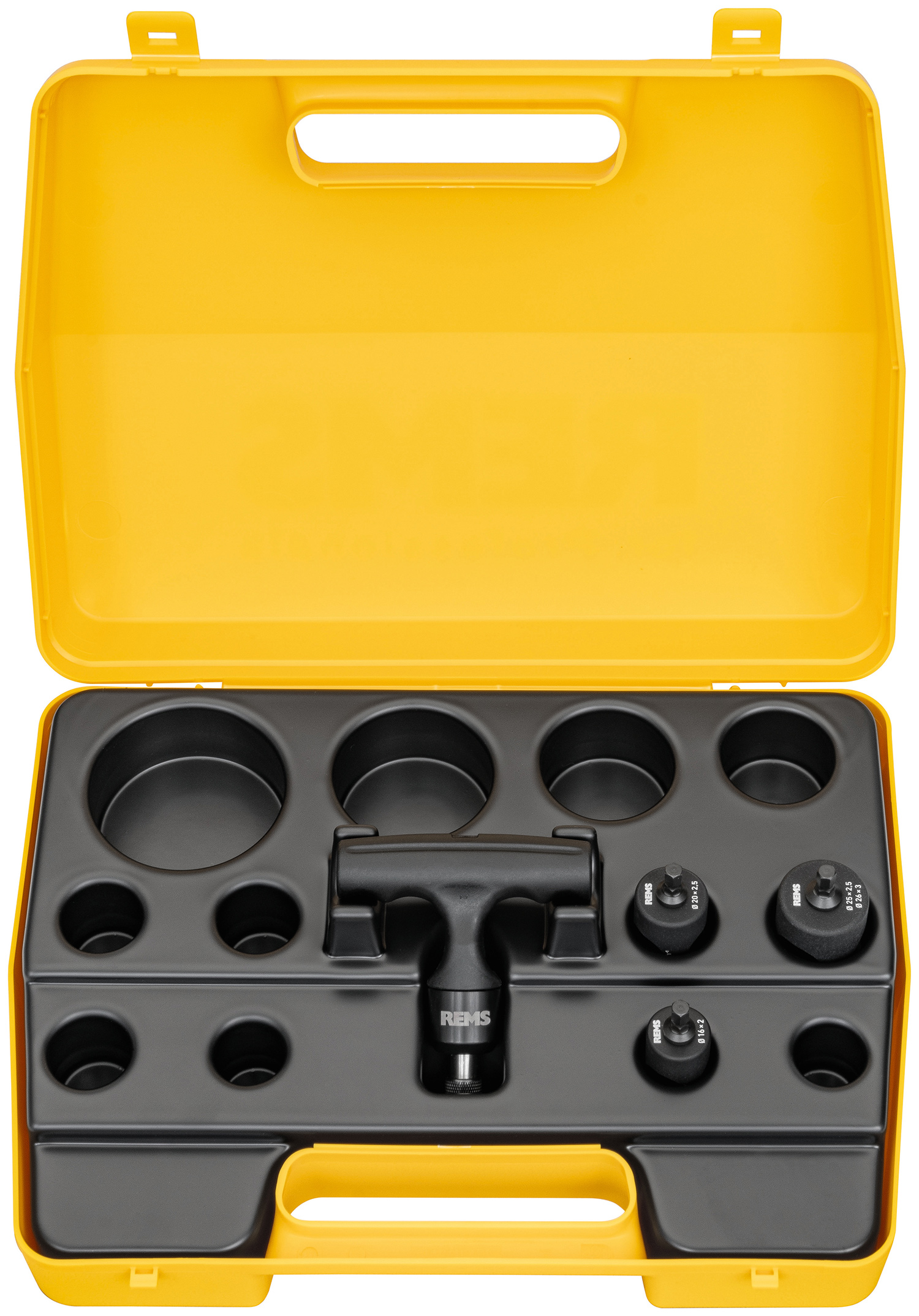 Outil de calibrage et ébavurage Set 16×2 + 20×2 + 25×2,5/26×3 mm