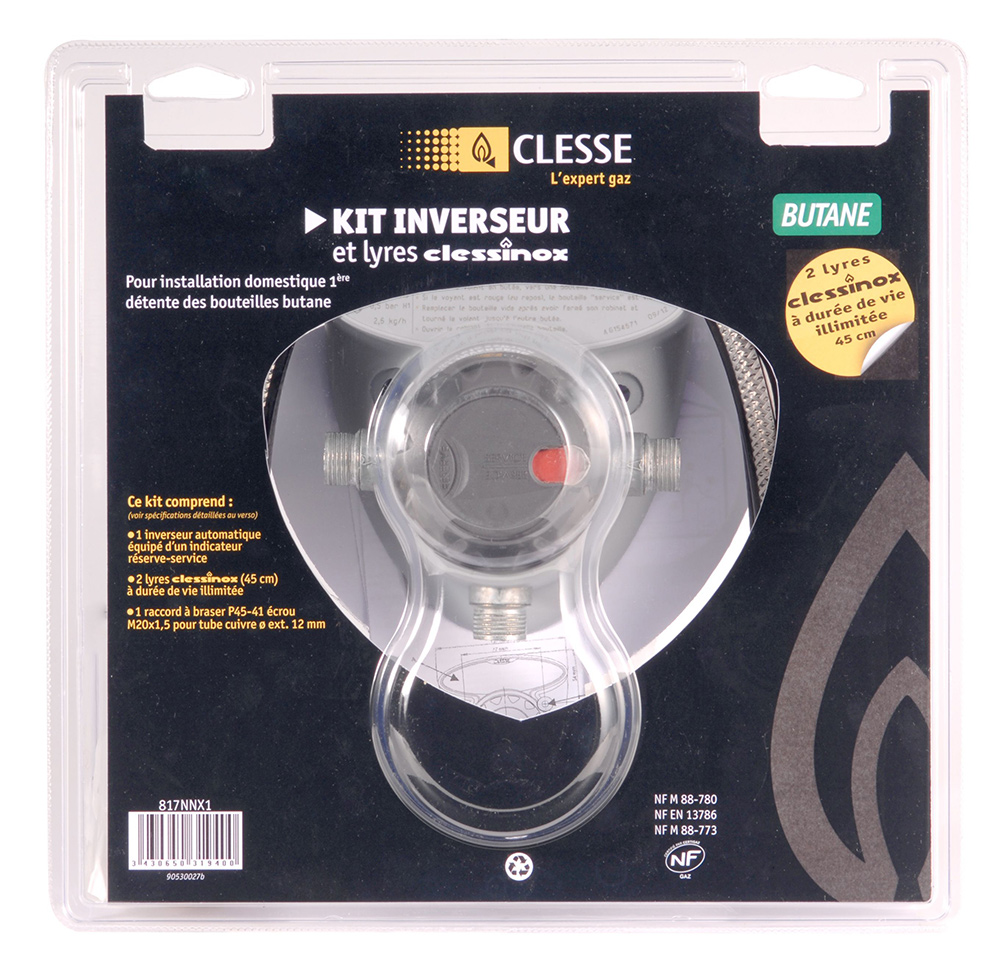 Kit inverseur 175B + 2 lyres Clessinox - Sous coque Kit inverseur 175B + 2 lyres Clessinox - Sous coque