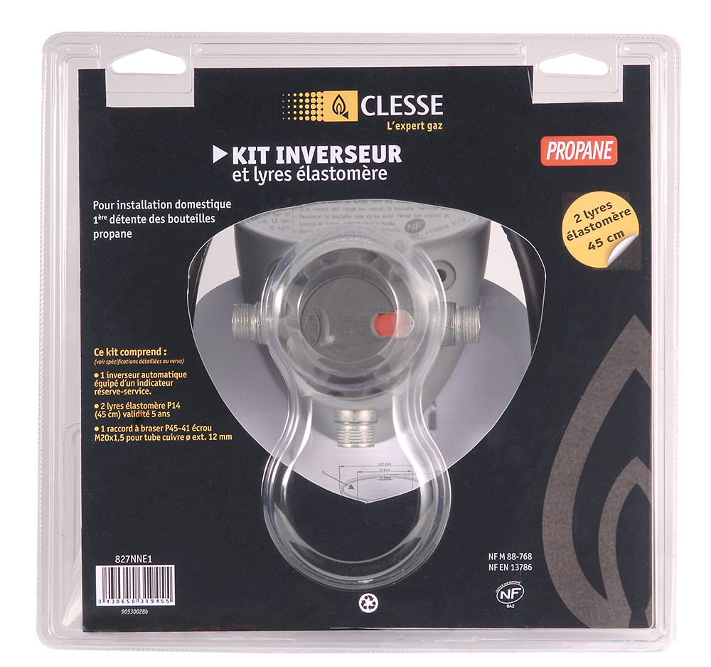 Kit inverseur 2175C + 2 lyres Clessinox - Sous coque Kit inverseur 2175C + 2 lyres Clessinox - Sous coque