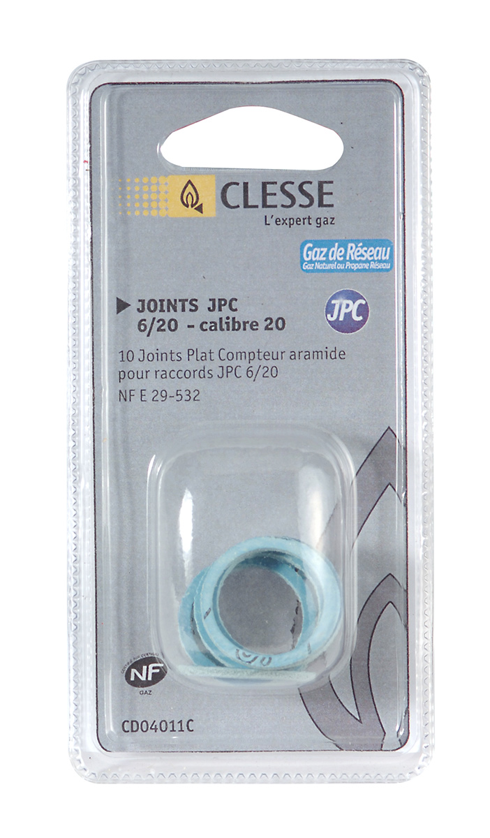 Joint plat compteur joint aramide, calibre 20, sous coque Joint plat compteur joint aramide, calibre 20, sous coque