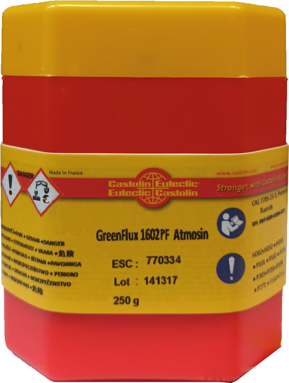 Décapant brasure en pâte GreenFlux 1602PF Atmosin 