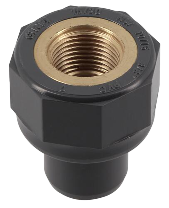 Manchon avec taraudage laiton Femelle/Mâle - G à visser 