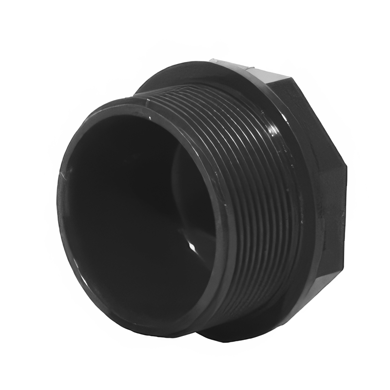 Bouchon mâle fileté en PVC-U