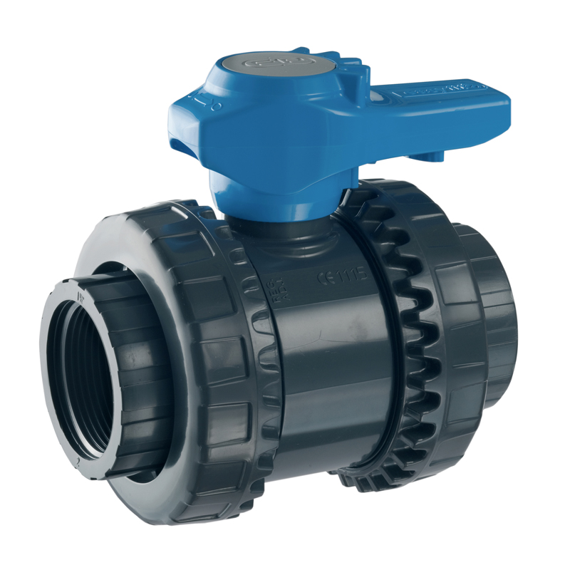 Vanne piscine FF en PVC-U - FIP