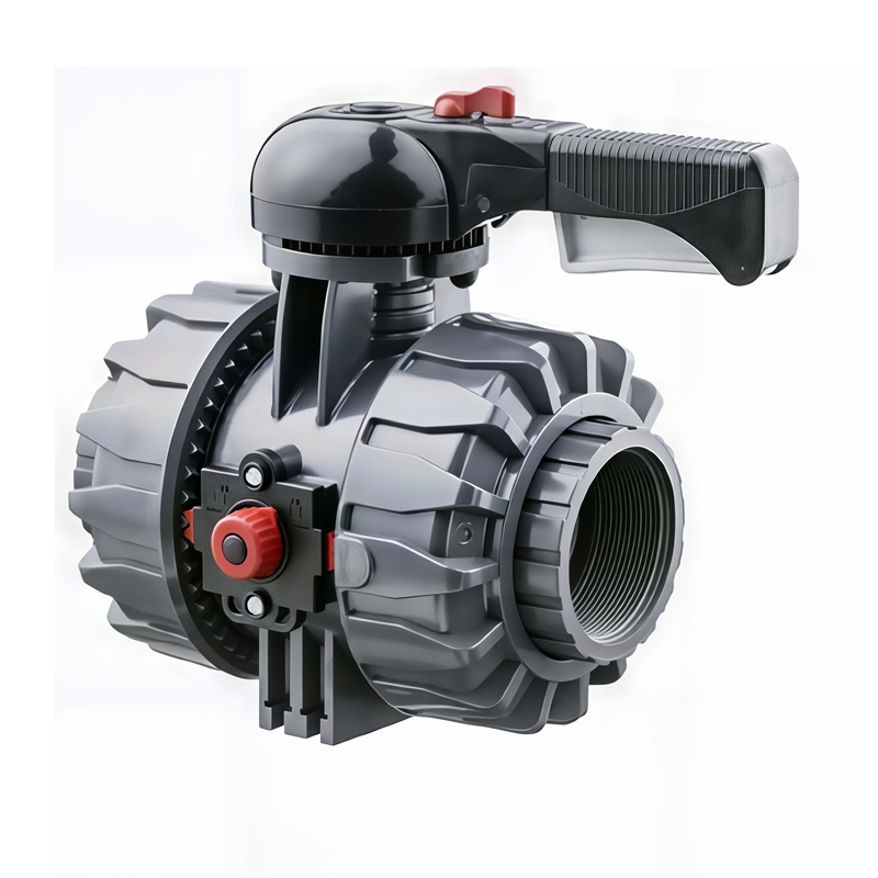 Vanne industrielle - Avec embouts femelles à coller - Joint EPDM - Commande manuelle