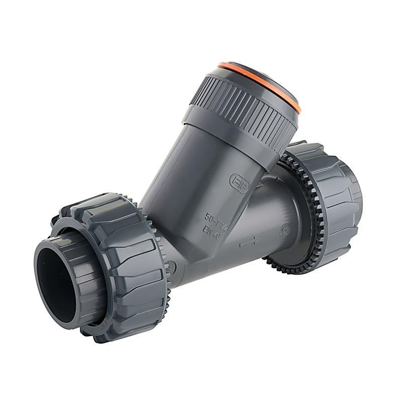 Clapet de retenue FF en PVC-U, joint EPDM