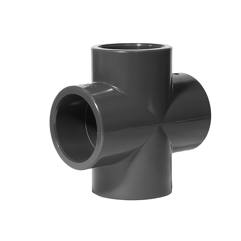 Croix 90° FF en PVC-U 1