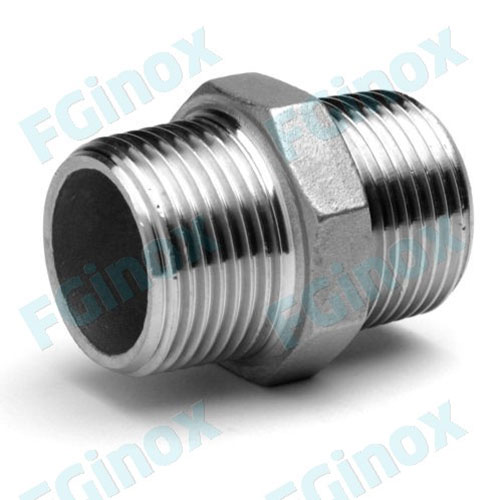 Mamelon hexagonal 1/2 Gaz/BSP Inox 316 Mamelon hexagonal 1/2 Gaz/BSP Inox 316