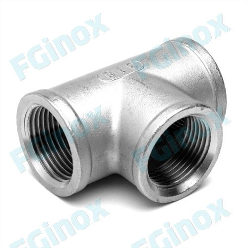 Té femelle 1/2 Gaz/BSP Inox 316