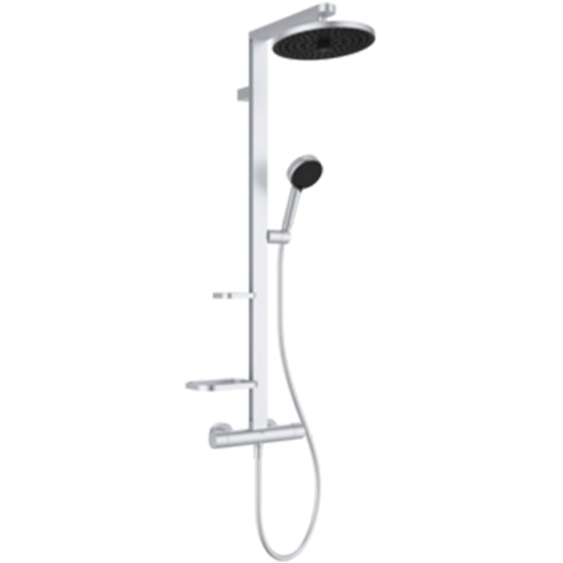 Colonne de douche CERATHERM ALU+ Argent Brossé Colonne de douche CERATHERM ALU+ Argent Brossé