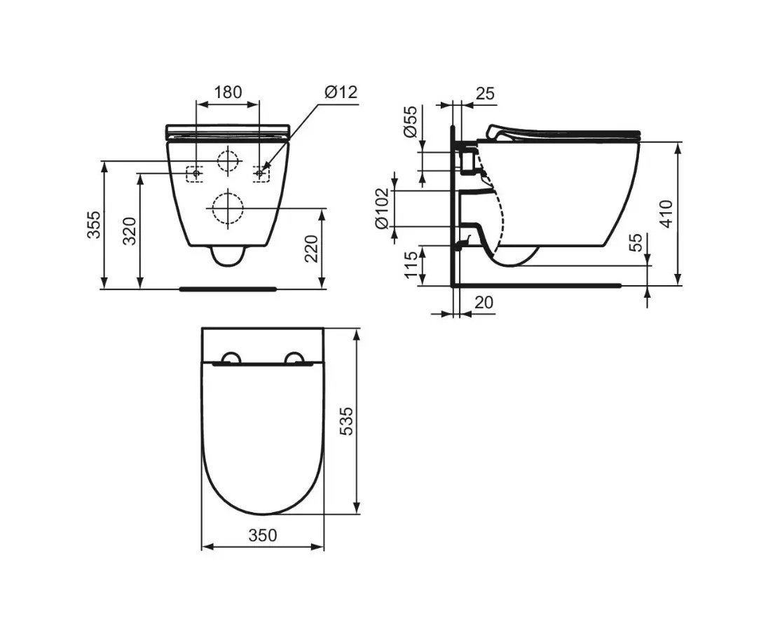 WC suspendus I.LIFE O WC suspendus I.LIFE O