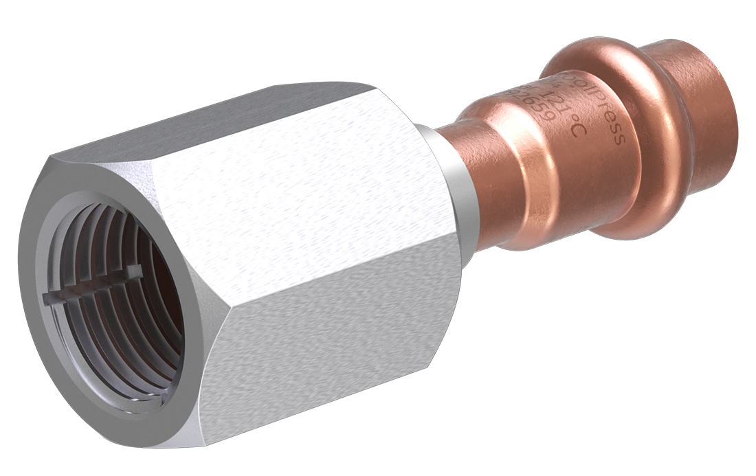 Raccord siège inox écrou en inox VSH CoolPress