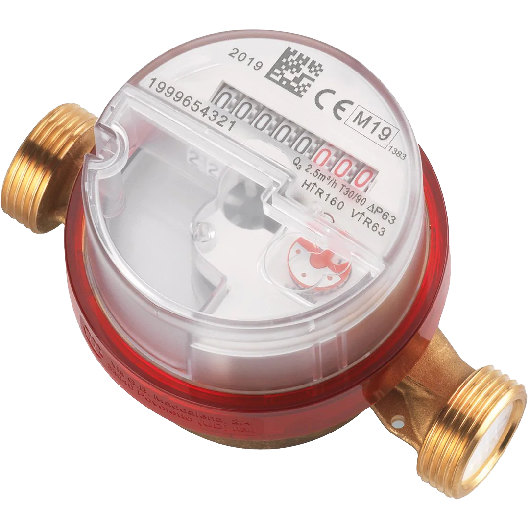 Compteur divisionnaire pré-équipé radio eau chaude