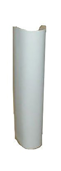 Colonne pour lavabo VOLTA PLUS hauteur 69 cm en céramique blanc