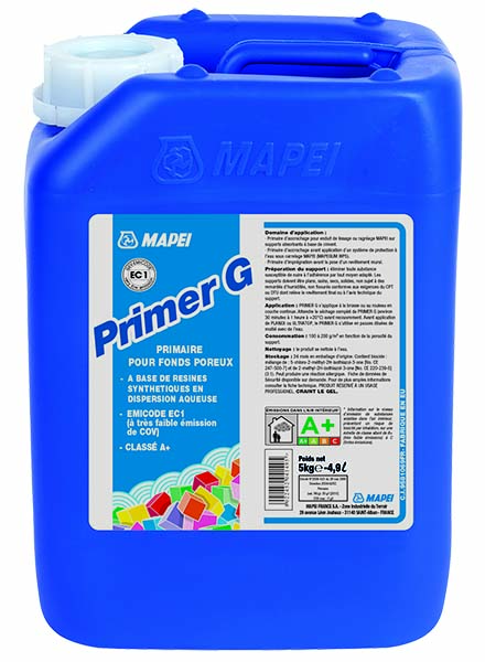 Primaire d'adhérence monocomposant supports poreux PRIMER G