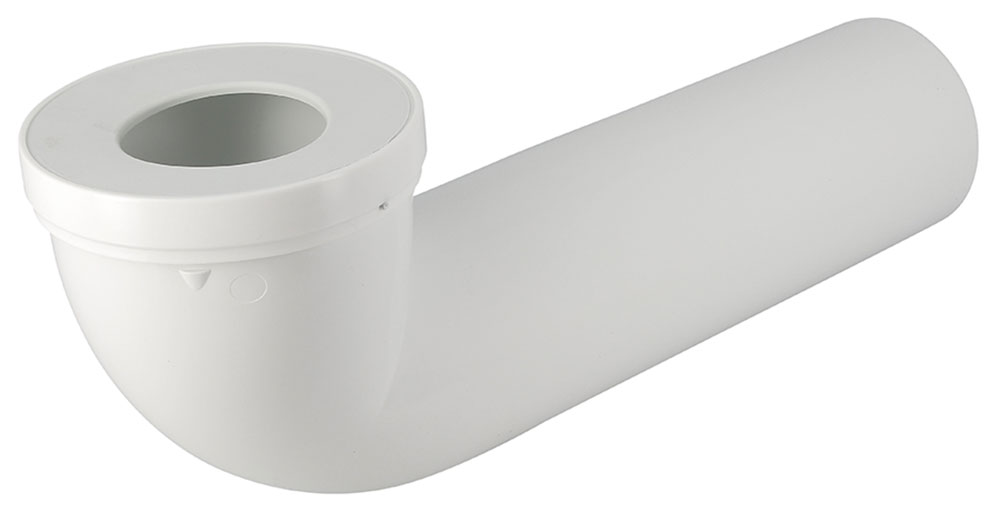 Pipe longue de WC avec piquage femelle