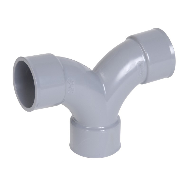 Coude double parallèles à 87°30 FF ø50 GR