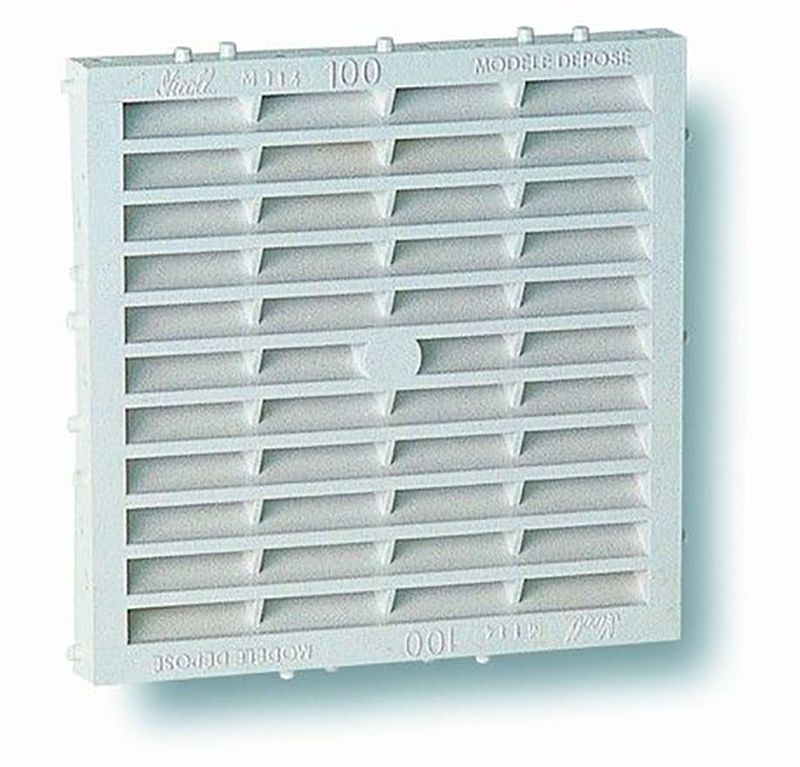 Grille de ventilation spécial façade à sceller/ à combinaisons