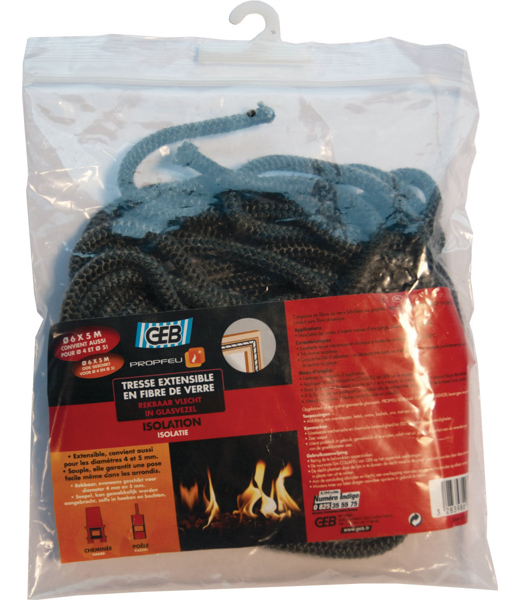 Tresse en fibre de verre en sachet de 5m 2