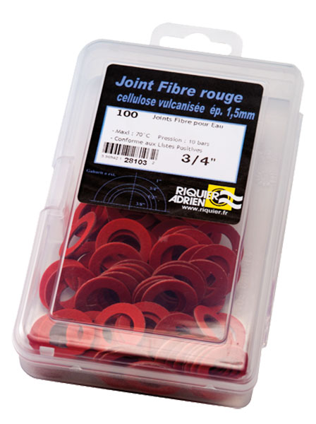 Joint fibre pour eau sanitaire T°