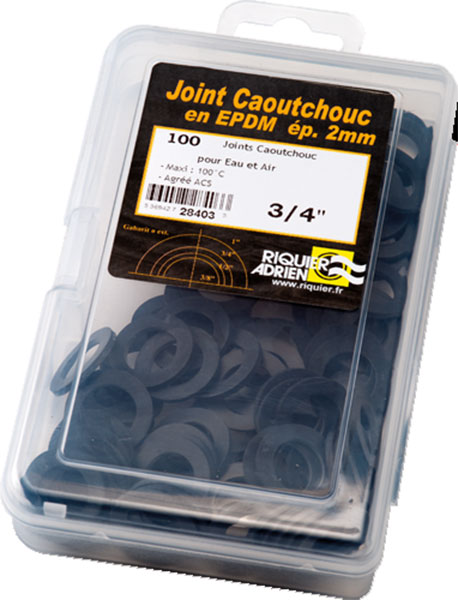 Joint EPDM pour eau sanitaire, T°