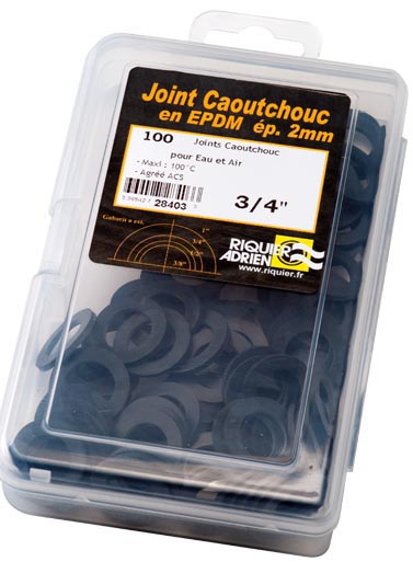 Mini Joint EPDM pour eau sanitaire, T°<110°C 2