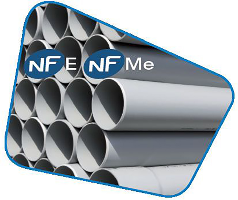 Tube PVC évacuation NF - M1 